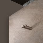 PORTE-PEIGNOIR DOUBLE FORTE INOX BROSSÉ