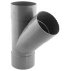 Culotte PVC évacuation 45° femelle/femelle Ø200 - CULOTTE FEMELLE 45° D 200