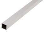 Profilé tube carré 30x30x2/2600 aluminium plastifié blanc