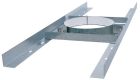 SUPPORT PLANCHER GALVA DOUBLE PAROI Ø300
