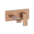 LAVABO MURAL QUADRI S PLAQUE SAILLIE 22.5 CM OR ROSE BROSSE EX QS268