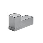 porte peignoire  domino metal brosse