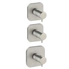 FACADE EXTERNE POUR BATI THERMOSTATIQUE INOX 316 CARRE ARRONDI