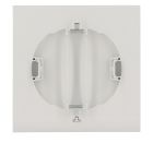 GRILLE DESIGN A FERMETURE  POUR TUBE DIAMETRE 125 BLANC  - FDT125B