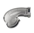 Angle universel ajustable gouttière ronde 60°-160° dév.250 gris - ANGLE UNIV AJUST 60° 160° 25 G
