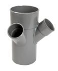 EMBRANCHEMENT EQUERRE MALE/FEMELLE  45° DIAMETRE 100/50   - AT64