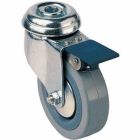 ROULETTE PIVOTANTE FREIN  75MM