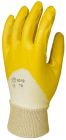 Gants EUROSTRONG 9320 coton end. 3/4 nit. jaune stand. T10