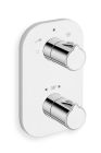facade externe new day thermostatique douche 2 sorties chrome