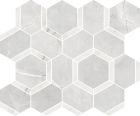 GRES CERAME - EXT ESAGONA MIX PULPIS GREY/CALACATTA LEV