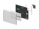 Panneau rayonnant électrique - BALMA horizontal gris 2000W - larg. 100cm x ep. 11,5cm