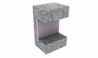 Bloc roche volcanique - RUPTHERM - long. 250cm x haut. 43,5cm x ep. 20cm