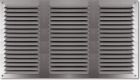 GRILLE  200X300 ALU ANODISE A/M
