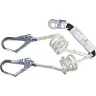 ANTICHUTE ABSORBEUR D'ÉNERGIE DOUBLE CORDE 2 M AVEC GAINE + 1 AM010 + 2 AM022 - SPIRAL AN218S200ADD