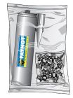 Kit Fixation Fenoflash 100 vis Bac Acier + cartouche mastic