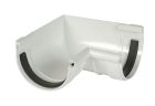 ANGLE DE GOUTTIERE INTERIEUR A JOINT POUR PROFILE LG25  BLANC    - UAI25B