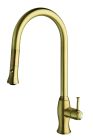 Mitigeur d'évier RETRO CANOVA avec douchette bi jets - vieux bronze