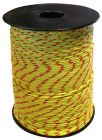 CORDEAU POLYPRO TRESSE JAUNE/ROUGE 250M FIL 1.5MM