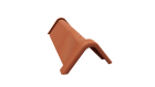 Faitière de 50 - universelle terre cuite valmagne cuivre - long. 53,5 cm x larg. 26 cm