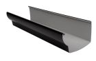 Gouttière en PVC noir moulurée développé T33 ˗ long. 4m