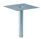 Platine d'étanchéité inox pour siphon ø40 mm