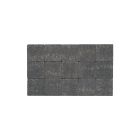 Pavé en béton - In-line tambouriné 15x15x6 Noir