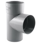 Culotte de descente 87° Ø80 mâle/femelle gris - CULOTTE 87° MF 25 GRIS 10p