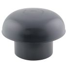 Chapeau de ventilation avec moustiquaire Ø100 ardoise - CHAP VENTIL + MOUST D 100 10p