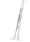 Échelle aluminium coulissante 2 plans à corde PLATINIUM 500 AGRIP 2x18 échelons - haut. 8,88m - Platinium 500 coulisse à corde 3 plans