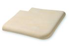 Margelle de piscine en béton - Domus DOMRP400E Crème - long. 50cm x larg. 40cm x ep. 4cm