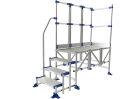 Plate-forme 4 marches 2 GC + rampe