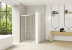 Paroi 2 volets coulissants sans seuil - SMART DESIGN 3V 140 Chrome TN G