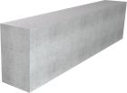 Bordure CR3 - long. 1m x larg. 15cm x haut. 25cm - béton gris CE 6.0