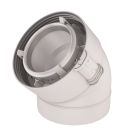 Coude 80/125 pptl/pvc condensation 45° nouveau système Sékurit