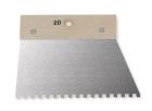 SPATULE A COLLE 20 CM DENTS CARREES 6 X 6 X 6 FSC