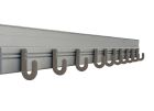 LISSE MURALE PARKID L.1500mm 10 PATERES SIMPLES + CLIP + VIS CHC