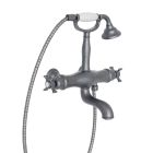 bain douche chambord thermostatique complet metal brosse