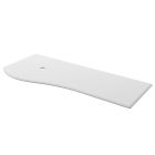 Plan de toilette MAM 900 droite SOLID SURFACE pour plan vasque à poser 910 x 12