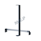 Angle INT 90° Double haut 50 cm - Angle INT 90° Double haut 50 cm pour Planche Rivecel et Jumbo couleur ANTHRACITE