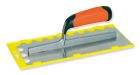 PLATOIR M. BIMAT LAME INOX DENTEE - 1/2 ROND - EP.0,6