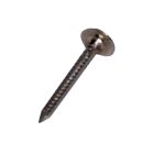 Pointes tête extra large annelée inox 17 3 x 30 mm - Seau de 5 kg