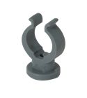 COLLIER LYRE SANS INSERT DIAMETRE 10 GRIS     - CO10