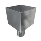 BOITE A EAU 300 X 300 X300 DIAM 100 NATZINC