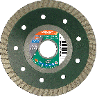 Disque qualite tous types de carrelages - NORTON SUPER GRES XT Diam 200mm - à jante continue  crénelée ultra fine (1,2mm)