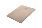 Receveur Centuria Slate R1 ronde 120X100 capuccino mcbath