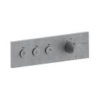 FACADE THERMO UP HORIZONTALE THERMOSTATIQUE 3 SORTIES TRIVERDE INOX