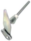 Arrêt de volet marseillais Tirard & Burgaud - À visser ou sceller - Zingué blanc - 140 mm x 8 mm