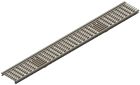 Grille à barreaux longitudinaux acier inoxydable, fente 6 mm (profil triangle) LONG 1 000