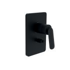 FACADE DOUCHE ENCASTREE MITIGEUR 2 SORTIES BLACKMAT