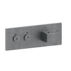 FACADE THERMO UP HORIZONTALE THERMO 2 SORTIES QUADRI METAL BROSSE